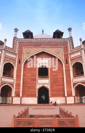 Entrance of Humayun tomb ; Delhi ; India Stock Photo
