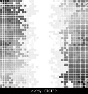 Abstract black and white pixels digital background. RGB EPS 10 vector Stock Vector