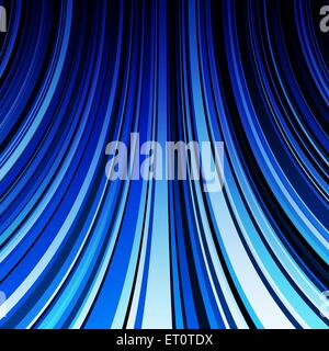 Abstract warped blue stripes colorful background. RGB EPS 10 vector Stock Vector
