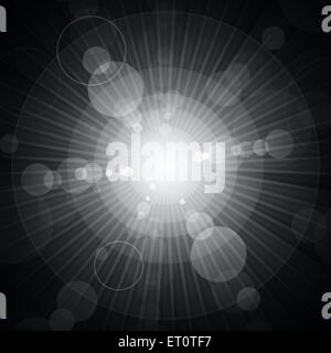 Shining circles and stars gray background. RGB EPS 10 vector Stock Vector