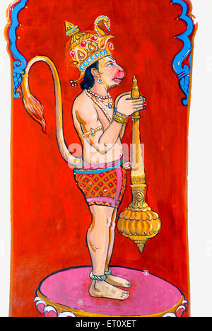 Beautiful Illustration Drawing Little Lord Hanuman Stock Illustration  1890452299 | Shutterstock