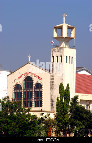 Saint John the Baptist Church, Thane, Maharashtra, India Stock Photo