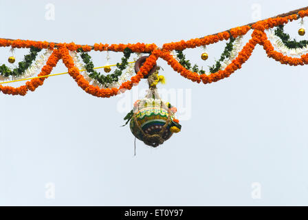 Decorated dahi handi hi-res stock photography and images - Alamy