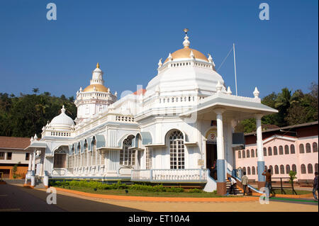 Shri mangesh temple at priol ; Ponda ; Goa ; India Stock Photo