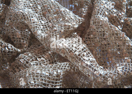 silk net netting cloth fabric textile Stock Photo