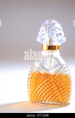 Crystal Glass perfume bottle Stock Photo