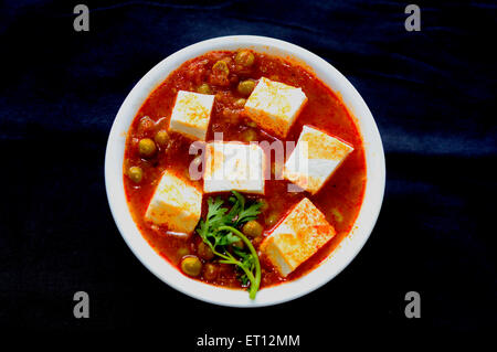 mutter paneer India Asia Stock Photo