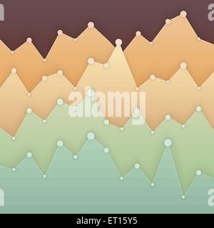 Colorful graph design for workflow layout, diagram, number options, web design, infographics. RGB EPS 10 vector illustration Stock Vector