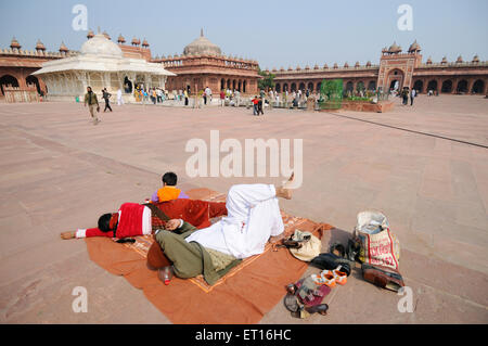 Salim chishti dargah in fatehpur sikri palace near agra ; Uttar Pradesh ; India Stock Photo
