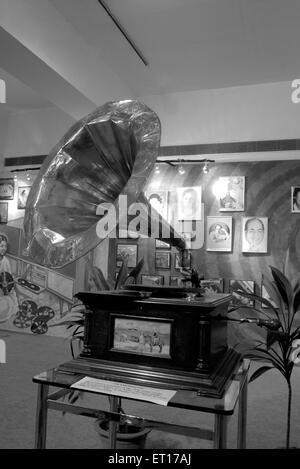 Gramophone in Prince Wales Museum Mumbai Maharashtra India Asia Stock Photo