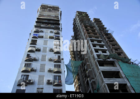 Construction Multi Storey Building Charni Road Mumbai Maharashtra India Stock Photo