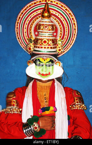 Kathakali dance shows performance at Mudra centre at Thekkady ; Kerala ; India MR#764D 2009 Stock Photo