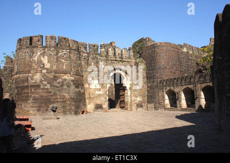 Devgiri fort ; Daulatabad ; Aurangabad ; Maharashtra ; India Stock Photo