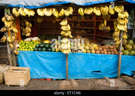 Fruits shop ; Shillong ; Meghalaya ; India ; Asia ; Asian ; Indian Stock Photo