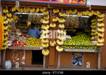 Fruits shop ; Shillong ; Meghalaya ; India ; Asia ; Asian ; Indian Stock Photo