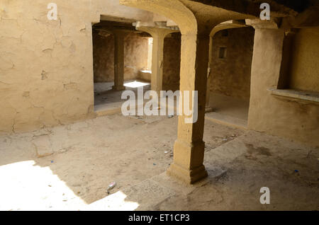 Interior house of abandoned village in Kuldhara near Jaisalmer Rajasthan India Stock Photo