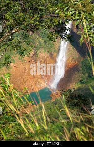 Noh Kalikai Fall ; Nohkalikai Falls ; Cherrapunji ; Meghalaya ; India ; Asia ; Asian ; Indian Stock Photo