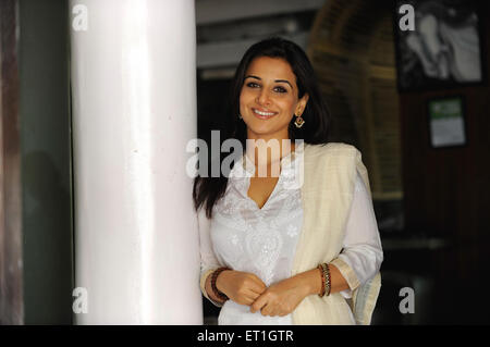 Indian Bollywood hindi film actress vidya balan Stock Photo