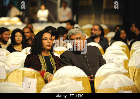 Shabana Azmi, Indian actress, Javed Akhtar, Indian poet, lyricist, screenwriter, political activist, India, Asia Stock Photo