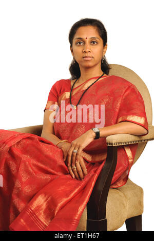 Supriya Sule Indian politician NCP Nationalist Congress Party Member of Parliament India Asia Stock Photo