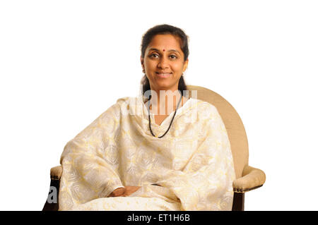 Supriya Sule Indian politician NCP Nationalist Congress Party Member of Parliament India Asia Stock Photo