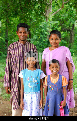 Ho tribes family ; Chakradharpur ; Jharkhand ; India Stock Photo - Alamy