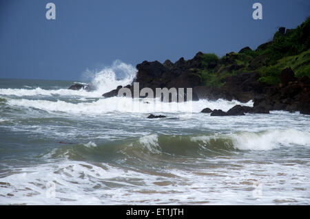 Devgad beach ; Devgad ; Sindhudurg ; Maharashtra ; India Stock Photo