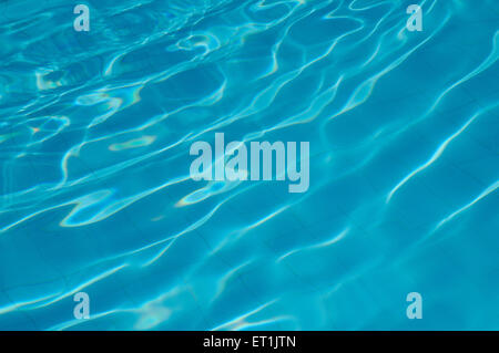 blue water ripples abstract background Stock Photo