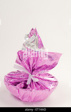 Gift pack with shiny paper Pune Maharashtra India Asia Oct 2011 Stock Photo