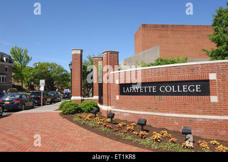 Entrance to Lafayette College, private liberal arts college, Easton ...