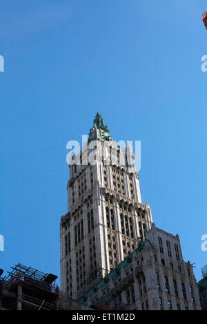 Woolworth Building 233 Broadway Tribeca Manhattan New York City USA Stock Photo