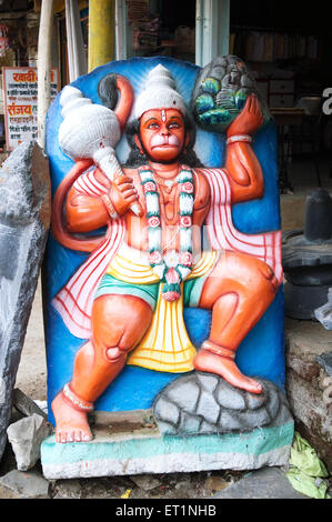 Statue of Hanuman Pandharpur Solapur Maharashtra India Asia Stock Photo