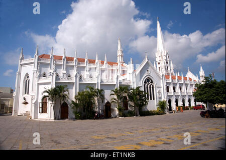 San Thome Cathedral Santhome Cathedral Basilica San Thome Church St Thomas Cathedral Basilica Madras Chennai Tamil Nadu India Stock Photo