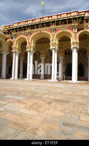 Thirumalai Nayak Palace, Thirumalai Nayakkar Palace, Dravidian architecture, Madurai, Tamil Nadu, India Stock Photo