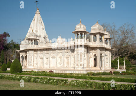 Cenotaph of madhavrao scindia at Shivpuri ; Madhya Pradesh ; India Stock Photo