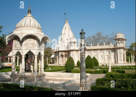 Cenotaph of madhavrao scindia at Shivpuri ; Madhya Pradesh ; India Stock Photo