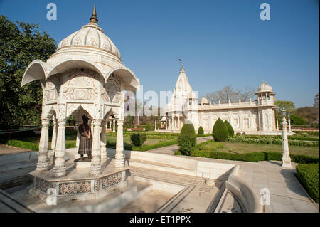 Cenotaph of madhavrao scindia at Shivpuri ; Madhya Pradesh ; India Stock Photo