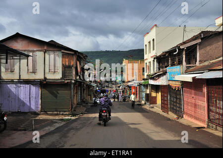 Village road, Samara, Maharashtra, India, Asia, Asian, Indian Stock Photo