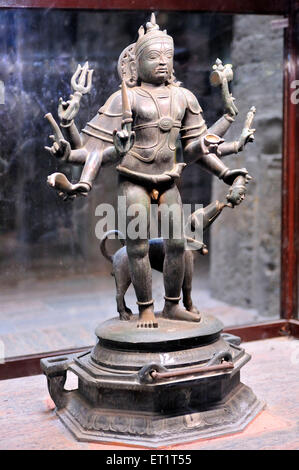 bronze statue of Shiva chola dynasty in meenakshi temple madurai tamilnadu india Asia Stock Photo