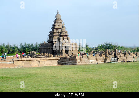 Shore Temple in Mahabalipuram at Tamilnadu India Asia Stock Photo