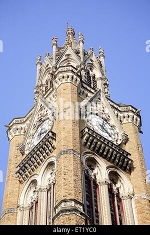 Rajabai Clock Tower ; Churchgate ; Bombay ; Mumbai ; Maharashtra ; India ; Asia ; Asian ; Indian Stock Photo