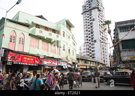 Mahalakshmi Bhavan mass urban housing skyscraper Sidhesh apartment  Dr. Babasaheb Jayakar ; Charni Road ; Mumbai ; Maharashtra Stock Photo