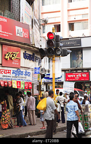 View of Thakurdwar ; Dr. Babasaheb Jayakar Road ; Charni Road ; Bombay Mumbai ; Maharashtra ; India Stock Photo