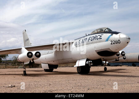 Boeing B-47 Stratojet on display at the Nuclear Science and History Museum in Albuquerque, New Mexico. Stock Photo