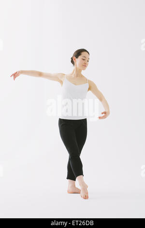 Japanese female dancer Stock Photo