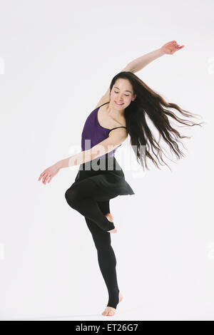 Japanese female dancer Stock Photo