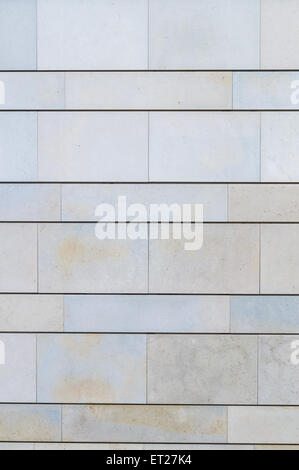 Natural flagstone block wall texture background Stock Photo
