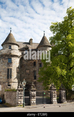 Falkland Palace in the Village of Falkland, Kingdom of Fife Scotland. Stock Photo