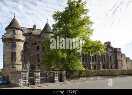 Falkland Palace in the Village of Falkland, Kingdom of Fife Scotland. Stock Photo