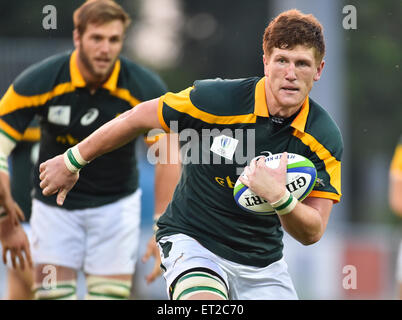 Calvisano, Italy. 10th June, 2015. Jacques Vermeulen of South Africa during the 2015 World Rugby U20 Championship match between South Africa and Australia at Stadio San Michele on June 10, 2015 in Calvisano, Italy. Credit:  Roger Sedres/Alamy Live News Stock Photo